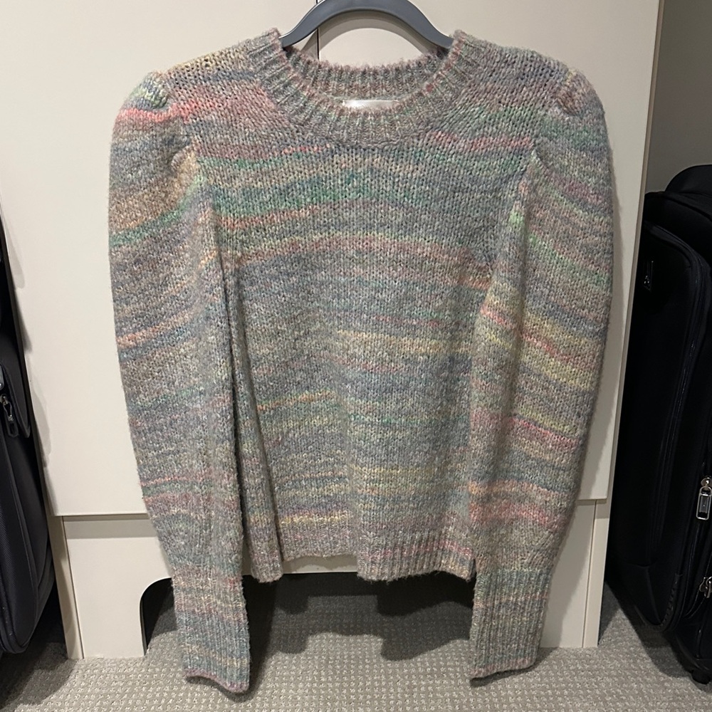 LoveShackFancy Multicolor Knit Women's Sweater